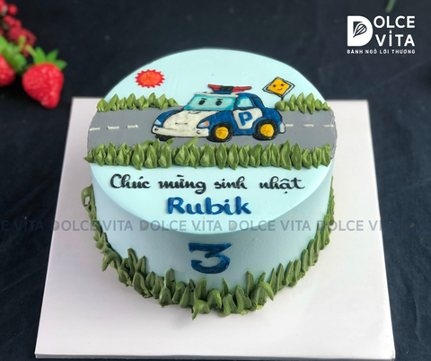 665 (80) Vẽ xe cảnh sát