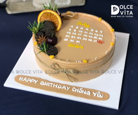 815 Bánh vẽ lịch tông màu nâu