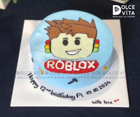 [902] (80) Bánh kem vẽ Roblox