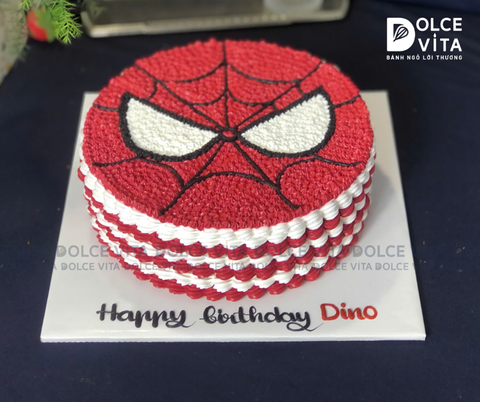 [844] (100) Bánh sinh nhật cho bé thích Spiderman - Người nhện (Siêu anh hùng)
