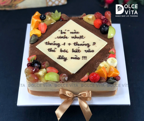 V016 - Tiramisu hình vuông