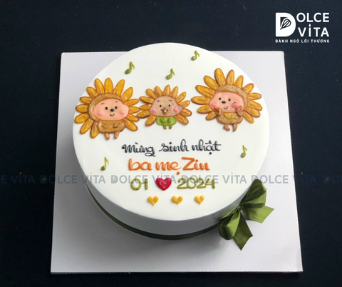 214 (50) Vẽ 3 bông hoa đáng yêu