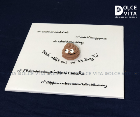 [504] Bánh mini siêu nhỏ tạo hình cục phân troll bạn bè