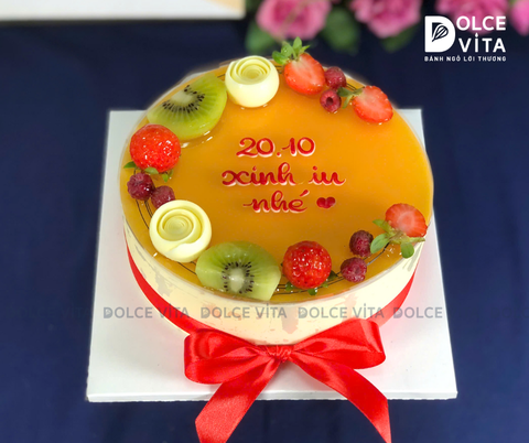 001 Bánh mousse chanh dây – Chua ngọt mát lạnh