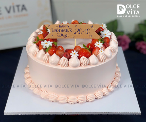 [2014]  (60-90-140-160) Bánh kem trang trí dâu tươi mát cho mọi dịp