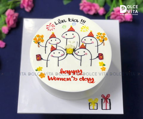 [1161] (50) Bánh kem hài hước 8/3 - Quà tặng lầy lội cho đồng nghiệp nữ