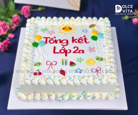 [1325] (50) Bánh kem tổng kết năm học