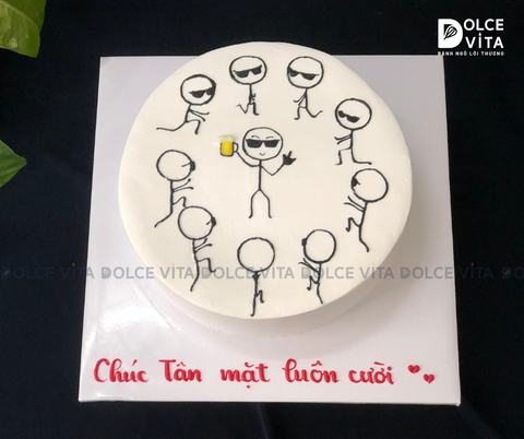 [715] Bánh kem hài hước - cười té ghế