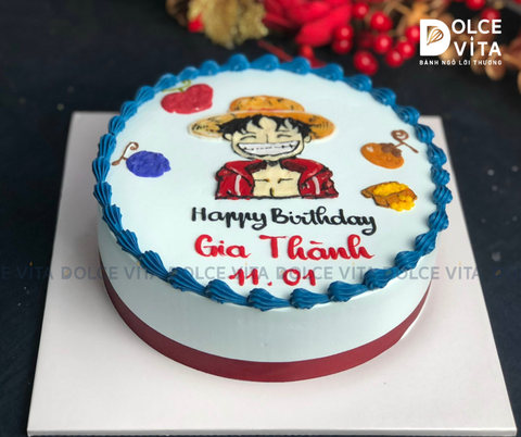 670 (90) Bánh vẽ Luffy (One Piece - Đảo Hải Tặc)