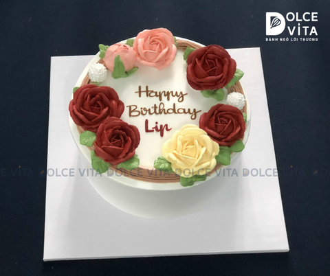 749 (80) Bánh bắt hoa nhiều màu