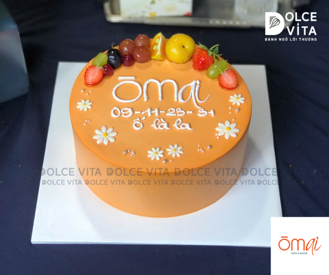 906 (30) Bánh vẽ logo Omai Dining & Cafe