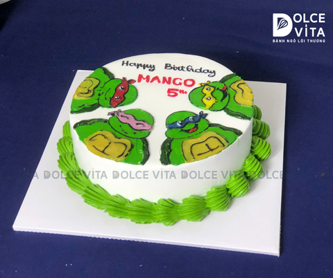 585 (120) Bánh vẽ Ninja Turtles (Ninja Rùa)