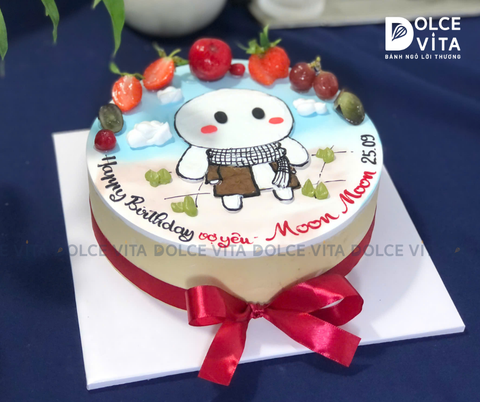 [1664] (60) Bánh vẽ Thỏ Bảy Màu tặng cho bạn lầy lội