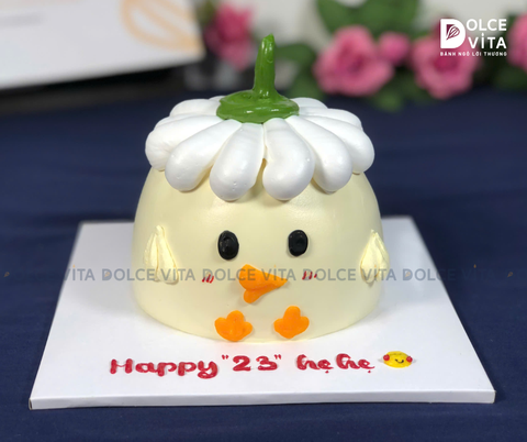 [1726] (30) Bánh kem mini (bento) tạo hình Chú Gà con