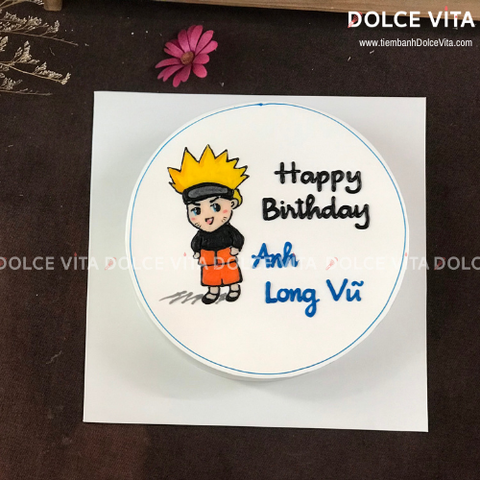 [055] (60) Bánh kem vẽ Naruto cho fan Anime