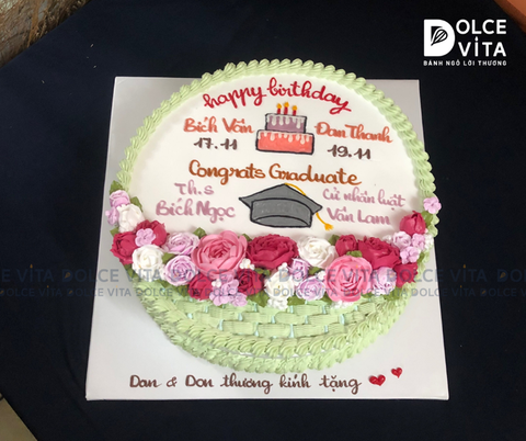 944 (120) Bánh chúc mừng sinh nhật và mừng tốt nghiệp