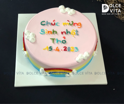 388 (50) Bánh vẽ cầu vồng