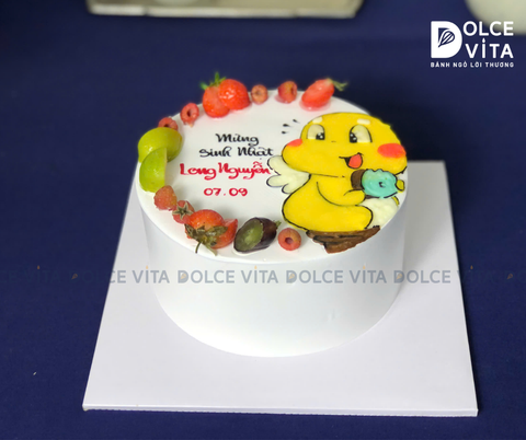 595 (50) Bánh vẽ con gà