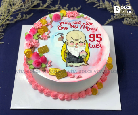 [1172] (110) Bánh Kem Ông Thọ – Chúc Phúc Trường Thọ