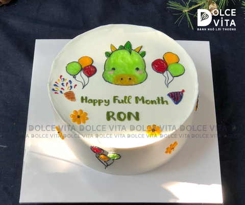 [981] (50) Bánh vẽ rồng cho sinh nhật bé