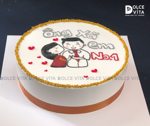 [1471] (80) Bánh kem dành cho Sinh nhật Chồng, Ngày của Cha