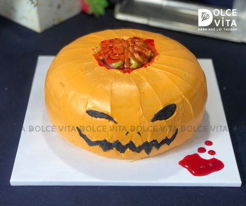 833 (50) Bánh tạo hình quả bí ngô kinh dị