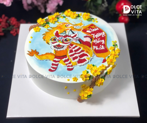 233 (130) Vẽ con lân cho ngày Tết, Khai trương hồng phát