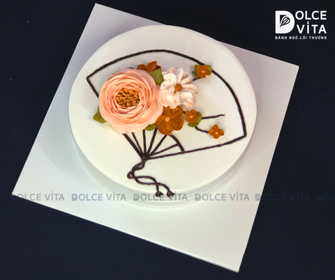 400 (60) Bánh bắt hoa trên hình quạt