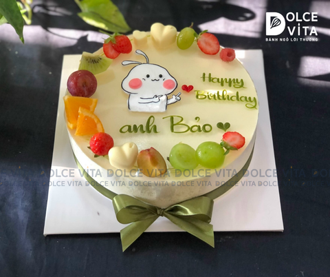 006 (25) Green Tea Lemon vẽ thỏ