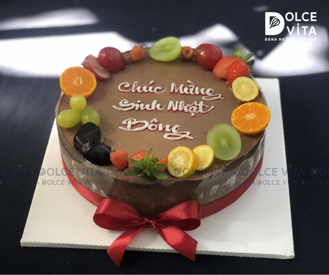 008 - Bánh sinh nhật Chocolate mousse cho tính đồ socola