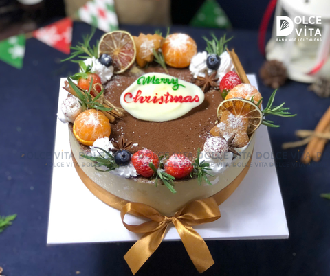 N201 Tiramisu (10-20-30-40) (Bánh giáng sinh/ Noel/ Christmas cake)