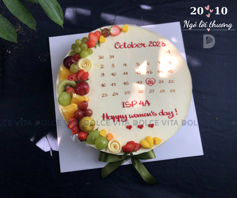 [20/10] Mousse kem bắp vẽ lịch 20/10