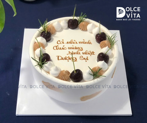 822 (50) Bánh trang trí quả Cherry/ Anh đào