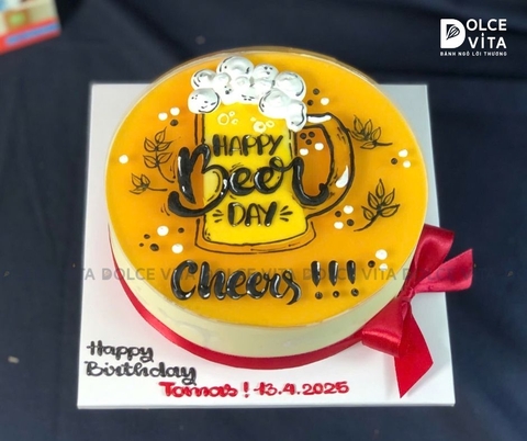 [1259] (60) Happy Beer Day - Bánh cho ngày cụng ly