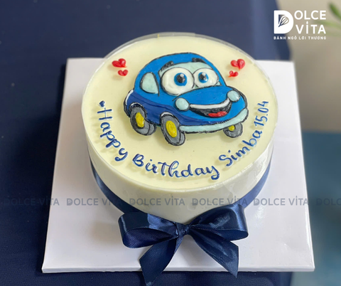 [3018] (80) Bánh Vẽ Ô Tô – Món Quà Sinh Nhật Cho Bé Trai Mê Xe Cộ