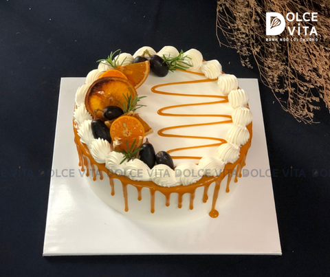 770 Bánh tông cam trang trí cam sấy [Liti]