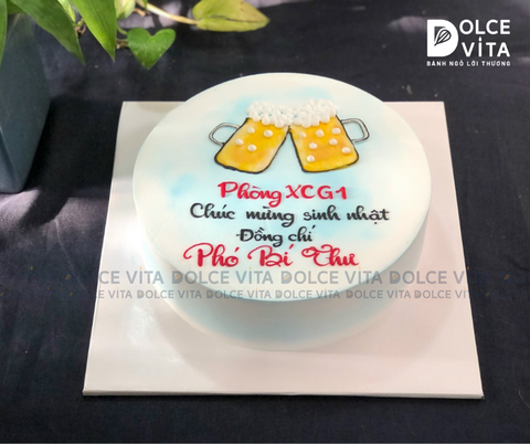 [0947] (30) Bánh chủ đề cụng nhau - lên bia - nhậu