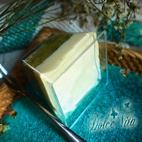 Green Tea Lemon Mousse (cup)