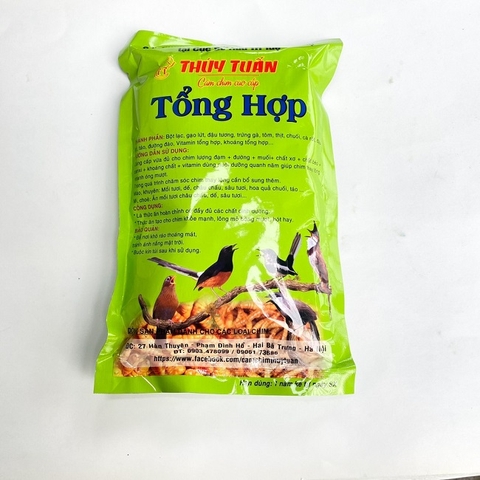 Cám chim tổng hợp gói 400g: Ích chim lợi chủ