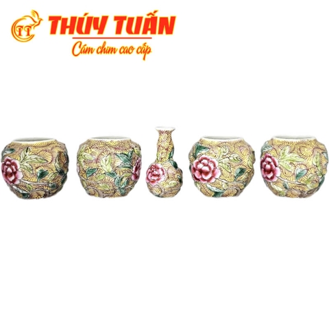 Cóng Mẫu Đơn - Tam Thái - Vàng