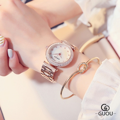 Đồng hồ nữ Guou thời trang và thanh lịch