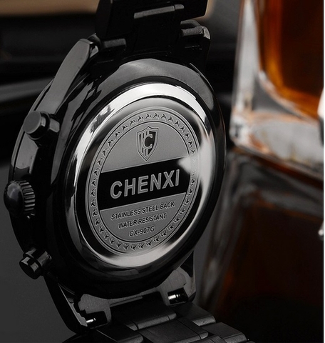 Đồng hồ Chenxi 6 kim dây thép đặc
