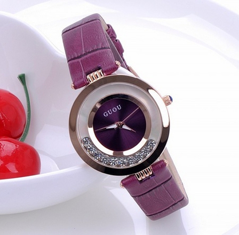 Đồng hồ nữ Guou siêu đẹp siêu mỏng