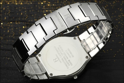 Đồng hồ Ontheedge siêu mỏng mặt kính sapphire đa giác