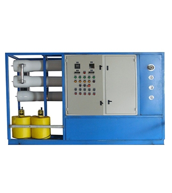 Middle size sea water treatment facility