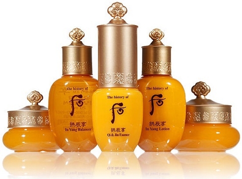 Bộ dưỡng da Whoo Vàng 5 món - Whoo In Yang 5 pieces