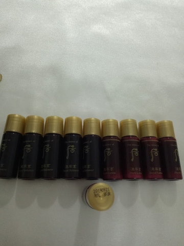 Combo 10 lọ Nước hoa hồng + Sữa dưỡng chống lão hóa Whoo