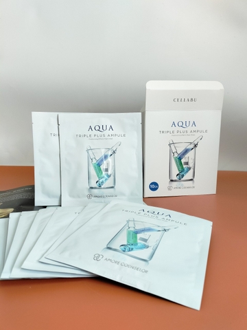 MẶT NẠ AMORE AQUA TRIPLE PLUS AMPOULE MASK