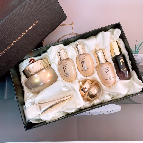 Mặt nạ ngủ tái sinh da cao cấp Whoo 75ml tặng kèm bộ dưỡng chống lão hoá cao cấp