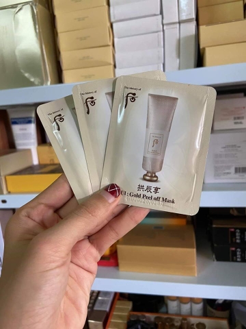 Mặt nạ lột tinh chất vàng 24k Whoo Gold Peel off Mask